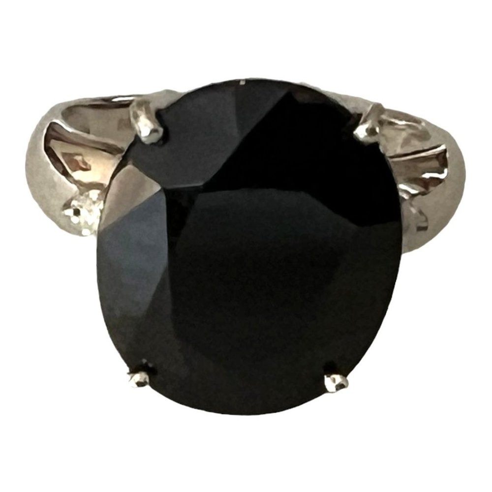 Diamond Sapphire Ring 10carat Platinum. 1145